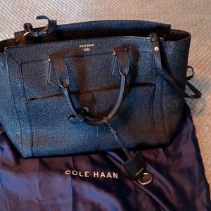 COLE HAAN BLACK TOTE